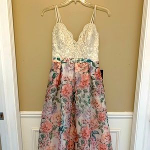 Floral maxi/ formal dress.